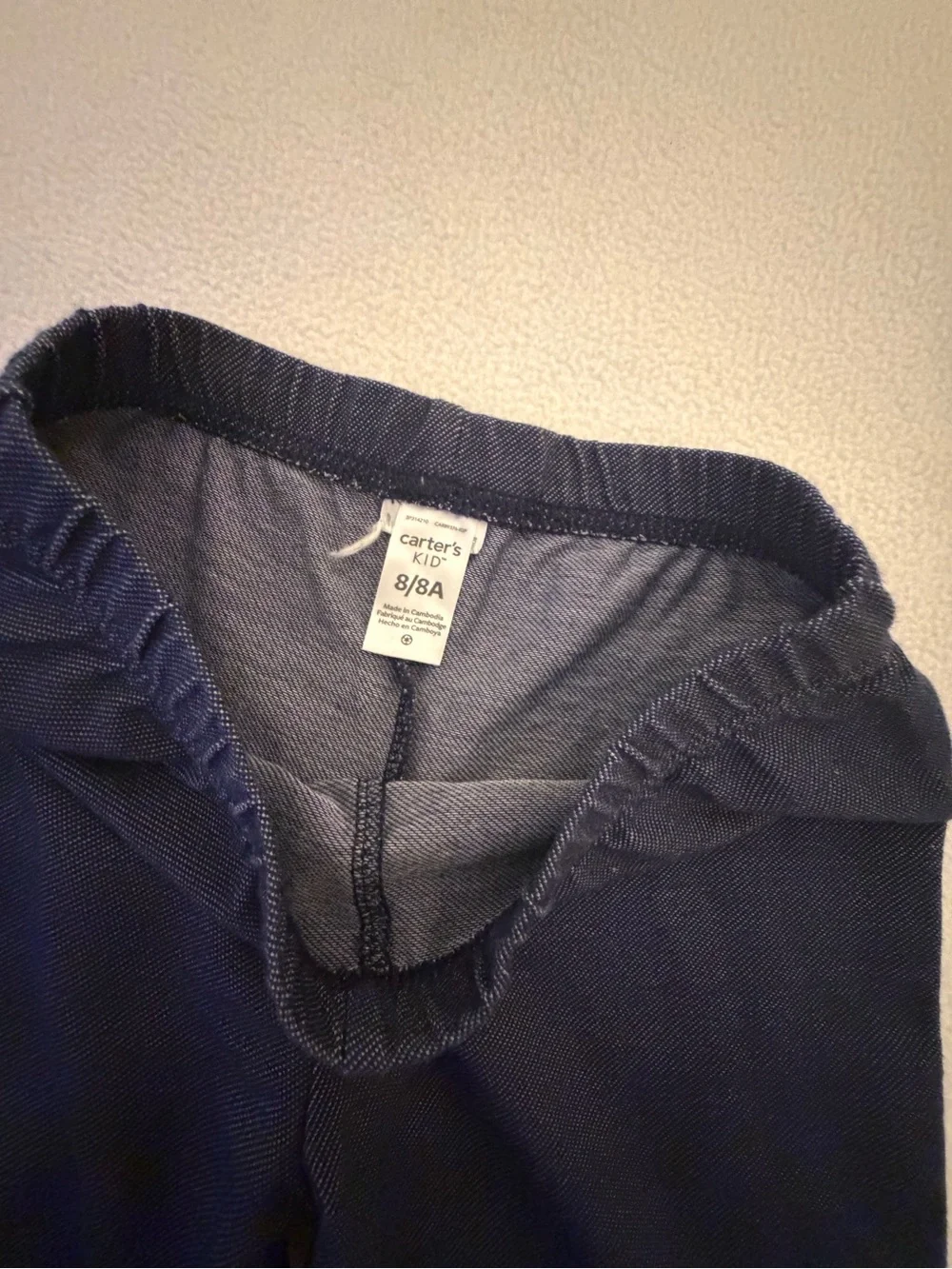Carters denim colored